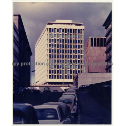 Saint-Josse-Ten-Noode / Bruxelles: Office Building / Architecture (Vintage Photo Jean Bouchet 1970s)