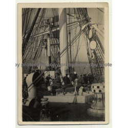 Begian School-Ship L'Avenir *5 / Masts & Rigging (Vintage Photo ~ 1920s/1930s)