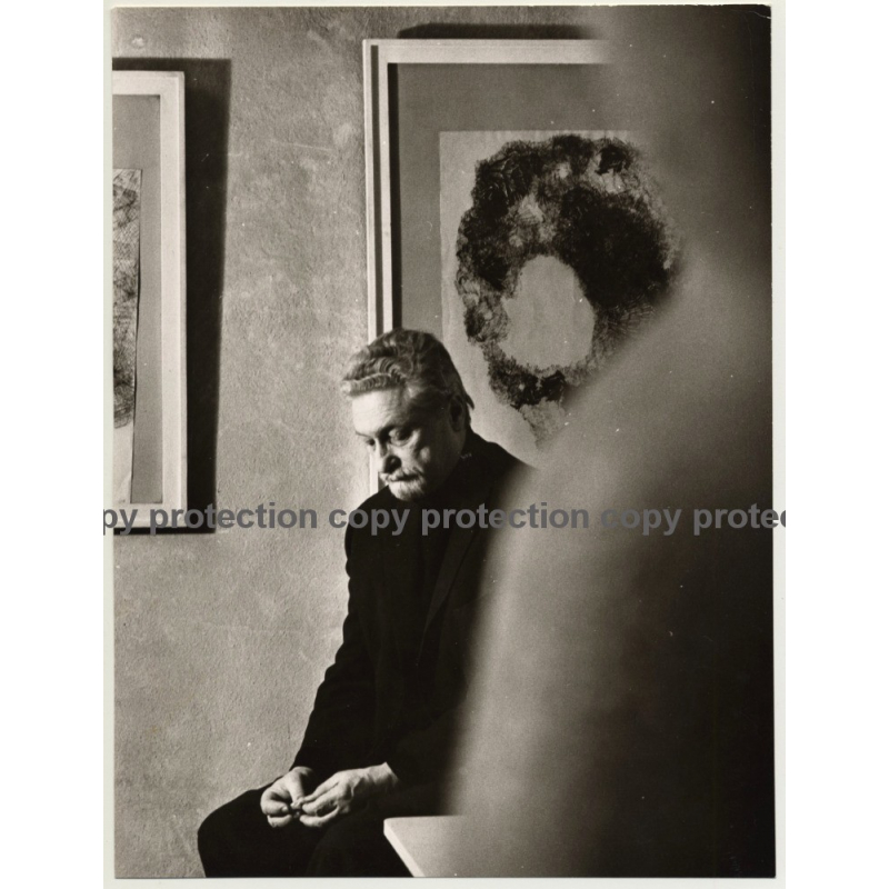 Alexander Gonda *6 / Sculptor - Graphic Artist (Vintage Photo: Wolfgang Klein ~ 1960s) Alexander Gonda *6 / Sculptor - Graphic Artist (Vintage Photo: Wolfgang Klein ~ 1960s)