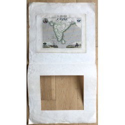 Inde: France And Its Colonies - Migeon Vuillemin (VINTAGE MAP LATE 19th CENTURY)