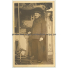 Showman At His Carousel *2 / Funfair (Vintage RPPC Belgium ~1920s/1930s)