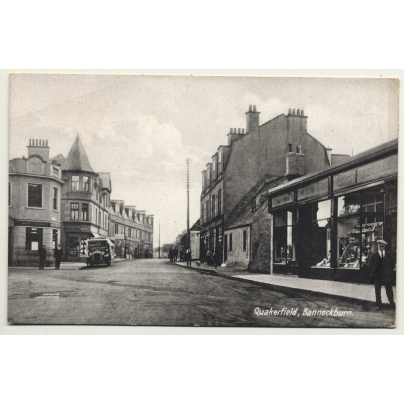 UK: Quakerfield, Bannockburn (Vintage Postcard ~1910) UK: Quakerfield, Bannockburn (Vintage Postcard ~1910)