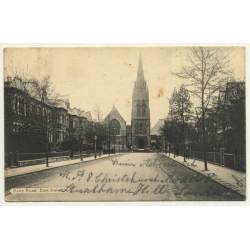 UK: Barry Road, East Dulwich (Vintage Postcard 1907)