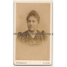 H. Dandoy / Liège: Portrait Of Woman (Vintage Carte De Visite / CDV ~1880s/1890s)