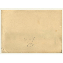 Airplane On Airfield /  Sabena Gangway  (Vintage Photo Belgium ~1950s)