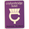 Coylumbridge Hotel - Aviemore Scottland / Great Britain (Vintage Luggage Label)