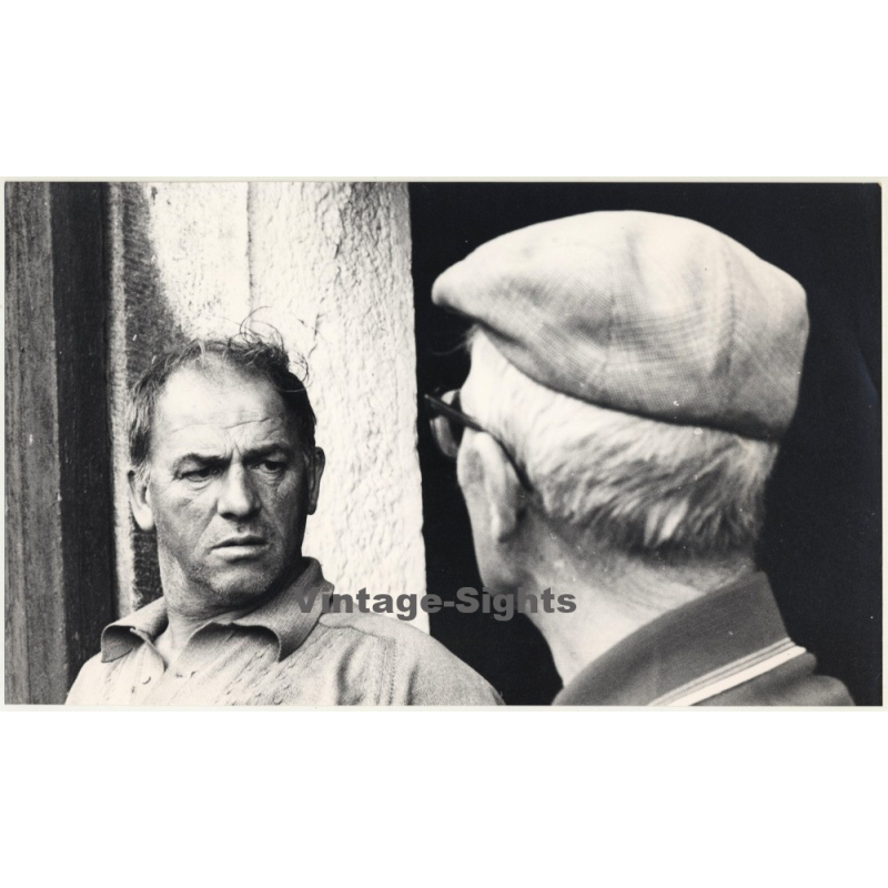 Photo Art / Lydia Nash (Bruxelles): Portrait Of 2 Men (Vintage Photo 1980s/1990s)