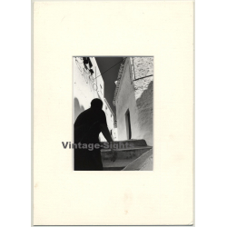 Lydia Nash / Bruxelles: Man In Old Spanish Town (Vintage Photo 1980s/1990s)