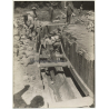 Netherlands: Workers - Sewer Construction - Canal *4 (Vintage Photo ~1920s)
