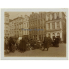 Bruxelles: Grand Place Guild Houses / Market - Police (Vintage Photo ~1900s)