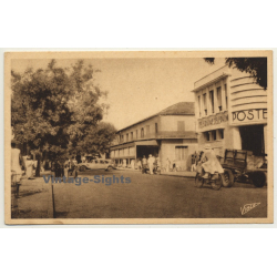 Dakar / Senegal: L'Avenue William Ponty / Poste (Vintage Postcard)