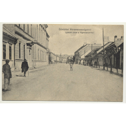 Máramarosszigetröl / Hungary: Lyceum Utcza - Lyceum Street (Vintage Postcard 1912)