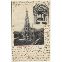Köszegröl / Hungary: Temple Of The Sacred Heart Of Jesus (Vintage Postcard 1902)
