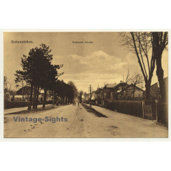 Hadersleben / Denmark: Uaftruper Straße - Street View (Vintage Postcard)