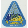 Alábriga Hotel - San Feliu De Cuixols / Spain (Vintage Luggage Label)