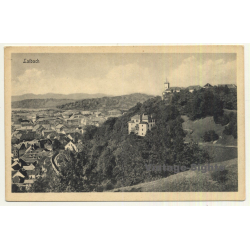Ljubljana - Laibach / Slovenia: View Over Town (Vintage Postcard 1916)