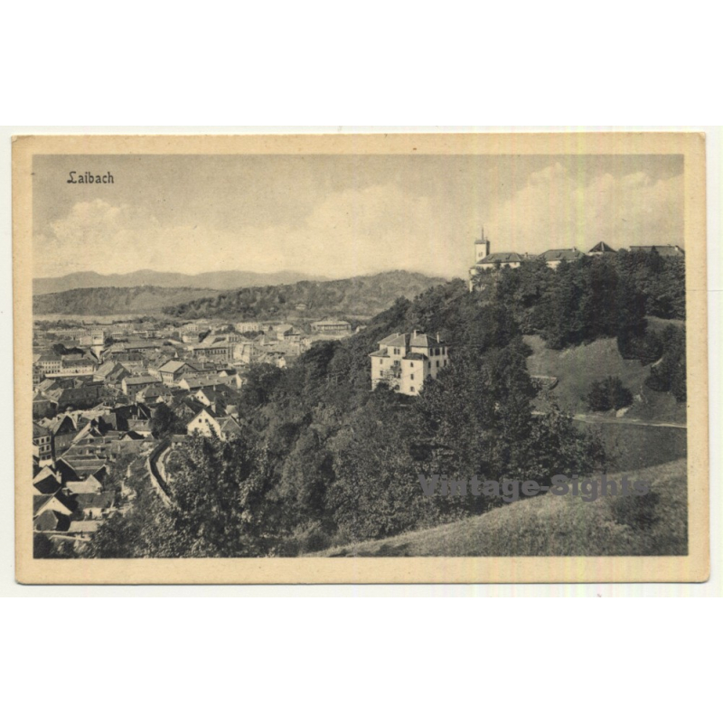Ljubljana - Laibach / Slovenia: View Over Town (Vintage Postcard 1916) Ljubljana - Laibach / Slovenia: View Over Town (Vintage Postcard 1916)