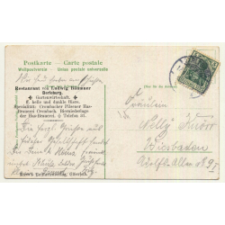 Schützengruss / Greeting From Rifleman (Vintage Postcard Litho 1907)