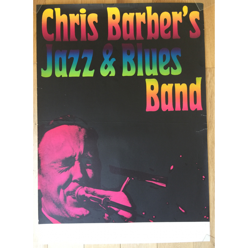 Chris Barber @ Southborder Jazzclub (Vintage Jazz Poster 196?)