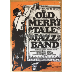 Old Merry Tale Jazz Band In Siegburg (Vintage Concert Screen Print: Kornddörffer)