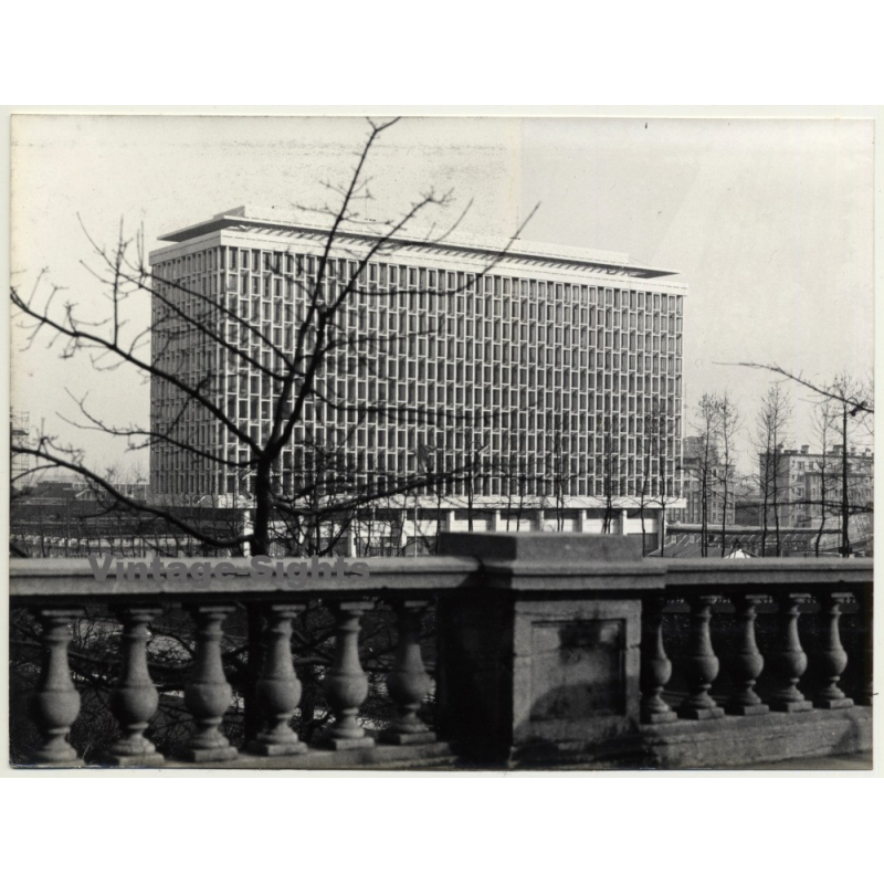 Bruxelles: Credit Communal De Belgique - Belfius / Architecture - M.Lambrichs (Vintage Photo ~1960s)