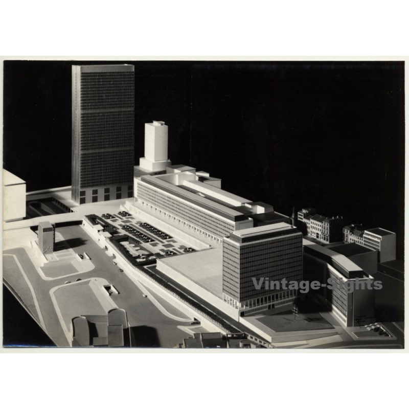 Bruxelles: Cite Administrative De L'État / Architecture Model - Lambrichs (Vintage Photo ~1960s)