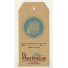 The Australia Hotel - Sydney / Australia (Vintage Luggage Tag)