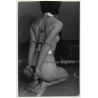 Nude Shorthaired Woman *2 / Rear View - Choker - Cuffs - BDSM (Vintage Photo GDR 1960s)