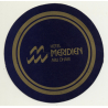Abu Dhabi / United Arab Emirates: Hotel Meridien (Vintage Self Adhesive Luggage Label / Sticker)