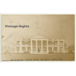 Detroit / USA: Michigan Building State Fair (Vintage Postcard...