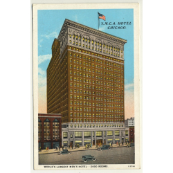 Chicago / USA: Y.M.C.A. Hotel - World's Largest Hotel (Vintage Postcard 1930)