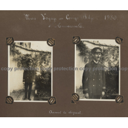 Boma / Congo-Belge: Colonial Officer & Friend / Outskirts (Vintage Photo 1930)