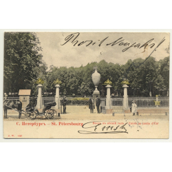 Saint Petersburg / Russia: Entrée Au Jardin D'Eté (Vintage Postcard 1904)