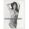 Sweet Brunette Girl In Bikini / Shaved Armpits (Vintage Amateur Photo 1970s)