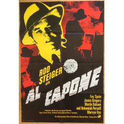 Al Capone - Rod Steiger (1968 Vintage German Movie Poster A1)
