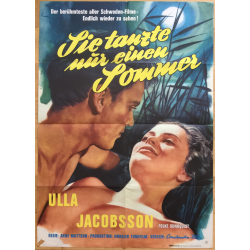 Sie Tanzte Nur Einen Sommer - Ulla Jacobson (1964 Vintage German Movie Poster A1)