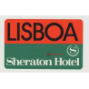 Sheraton Hotel - Lisboa / Portugal (Vintage Luggage Label)
