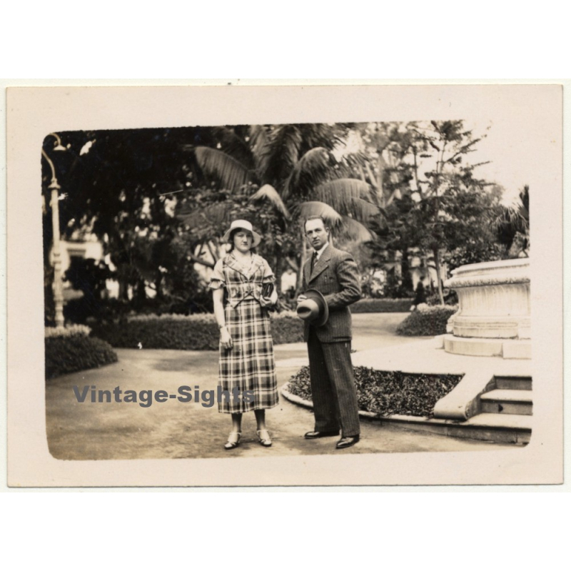 Congo-Belge: Colonial Couple On Holidays In Tenerife (Vintage Photo 1934) Congo-Belge: Colonial Couple On Holidays In Tenerife (Vintage Photo 1934)