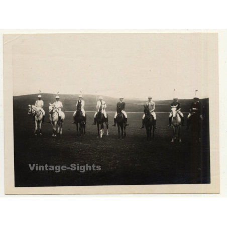 Tanger / Morocco: Polo Team Country Club Diplomatique De Tangier *2 (Vintage Photo 1930)