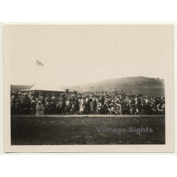 Tanger / Morocco: Polo - Spectators - Country Club Diplomatique De Tangier (Vintage Photo 1930)
