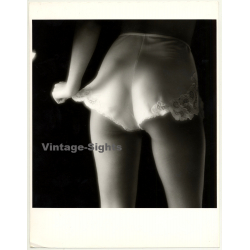 Erotic Study Of A Woman's Rear In Panties (Vintage Photo 1980s / Wolfgang Klein)