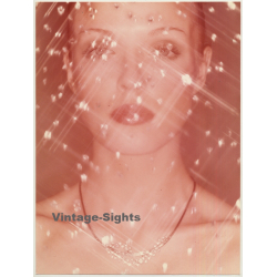 Photo Art: Female Portrait - Light Effects (Vintage Photo 1980s WOLFGANG KLEIN ~DIN A3)