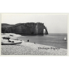 Le Havre / Étretat: Beach & Rock Formations (Vintage Photo B/W 1963)