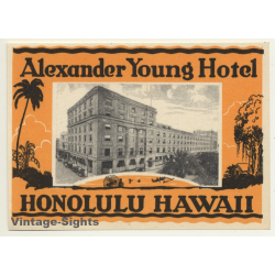 Honolulu - Hawaii / USA: Alexander Young Hotel (Vintage...