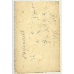 French Female Folklore Dancers / Mme Helen (Vintage Photo ~1920s)