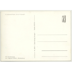 Germany: Flughafen Stuttgart - Lufthansa / Airport (Vintage RPPC ~1960s)