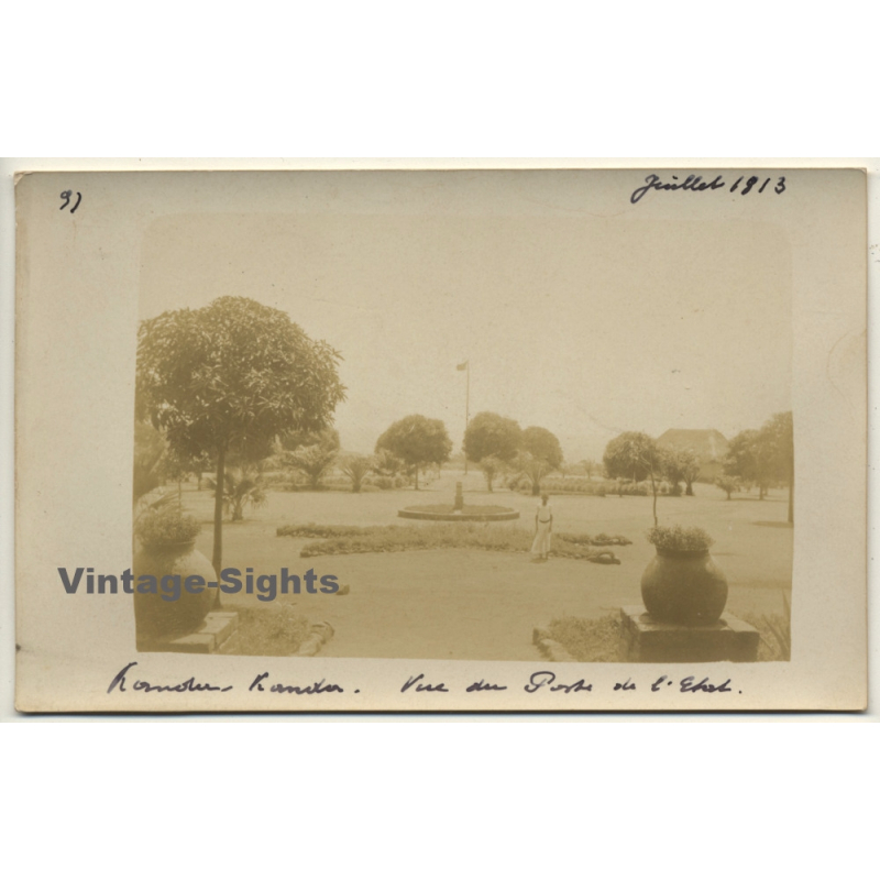 Kanda-Kanda / Conge-Belge: Vue Du Porte De L'État (Vintage RPPC 1913) Kanda-Kanda / Conge-Belge: Vue Du Porte De L'État (Vintage RPPC 1913)