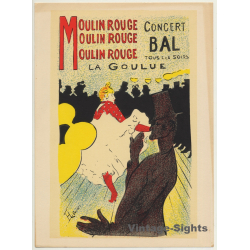 Toulouse-Lautrec: Moulin Rouge (Vintage Silkscreen Print ~ 1950s)