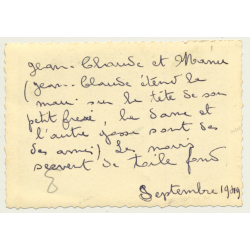 Congo-Belge: Colonial Mom & 3 Kids Surrounded By Native Kids (Vintage Photo 1949)