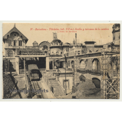 Barcelona: Tibidabo - Andén Y Terrazas De La Cumbre *31 (Vintage Postcard)